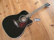 Yamaha FX370C-BL Folk Guitar aktiv black 