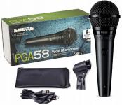 SHURE PGA58-XLR Mikro Vocal inkl. Kabel 