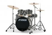 SONOR AQX Studio Set Black Midnight Sparkle 20 10 12 14 +Hw+Cymbals 