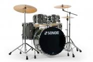SONOR AQX Stage Set Black Midnight Sparkle 22 10 12 16 +Hw+Cymbals 