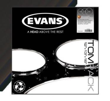 EVANS Head ETP-G2CLR-S Fellset G2 clear 