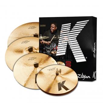 ZILDJIAN K-Custom Dark Cymbal Set 20R,16+18Cr,14HiHat 