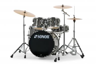 SONOR AQX Studio Set Black Midnight Sparkle 20 10 12 14 +Hw+Cymbals 