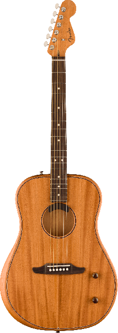 Fender HIGHWAY Dreadnought RW W/B All-Mahogany 