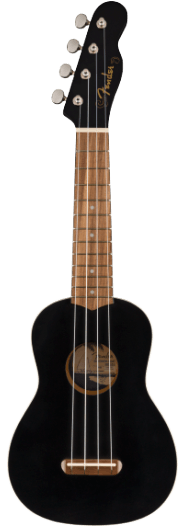 Fender Venice Sopran Ukulele BLK WN 