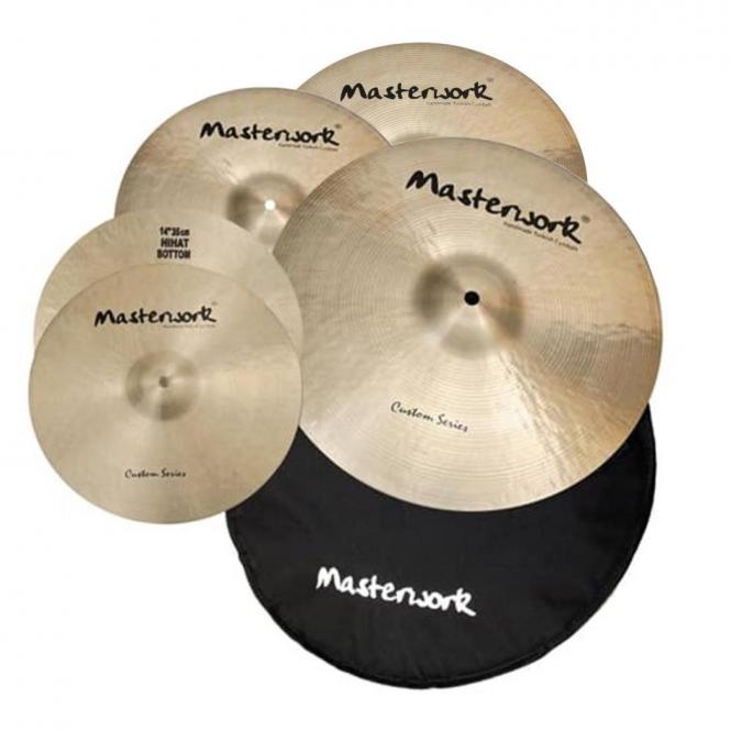 Masterwork Custom Cymbal Set incl. Bag 14HH, 16Cr, 20R 