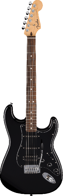 FENDER Standard Stratocaster HSS LRL BPG BLK 